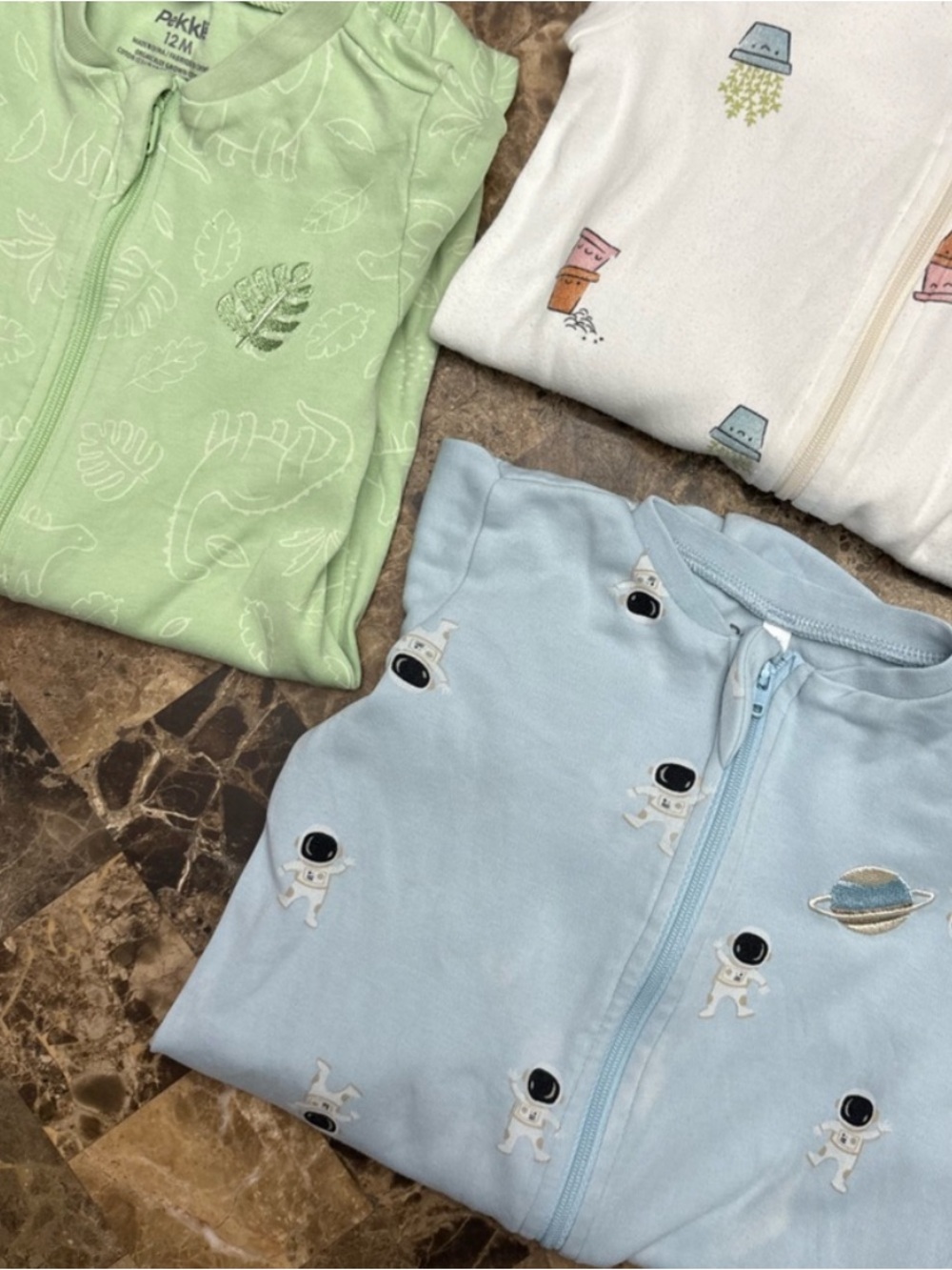 Pekkle pajamas bundles of 2x 12months
